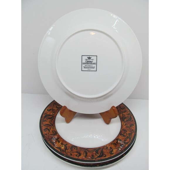 Christopher Stuart Optima Morella 7 3/4" Salad Plates Set Of Three - Picture 3 of 7